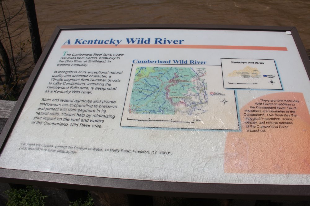 Cumberland River Interp Post